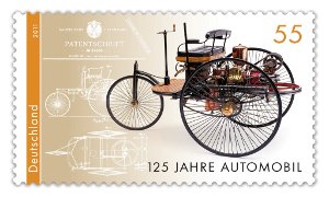 Special Coin and Stamp Celebrate 125 Years of the Automobile