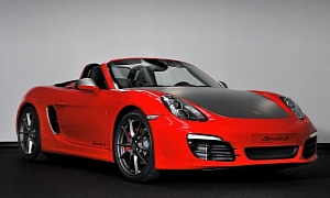 Special Porsche Boxster S Red 7 for Netherlands