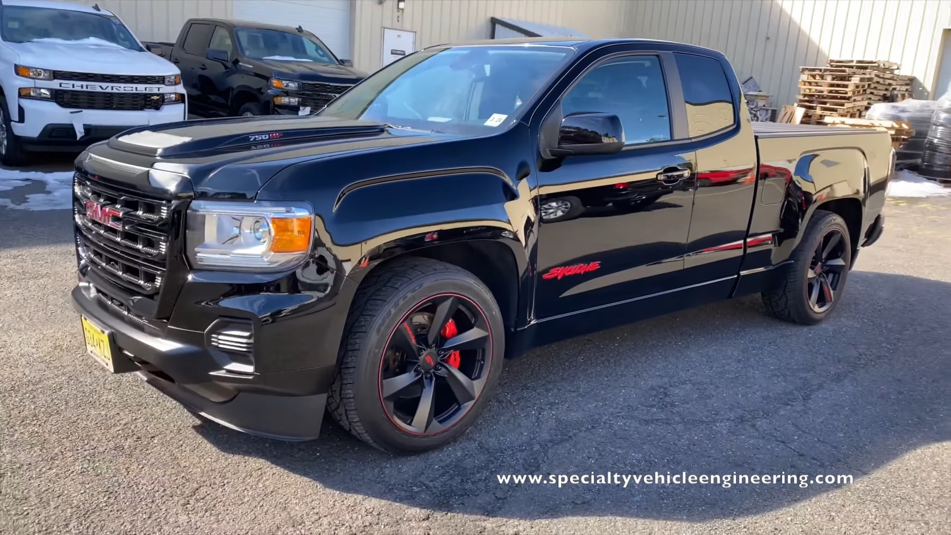 Specialty Vehicle Engineering 2022 GMC Syclone Rocks 750HP Supercharged V8 autoevolution