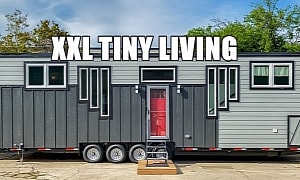 Spectacular Rosalind Tiny House Boasts Two Standing-Height Bedrooms, Two Full Bathrooms