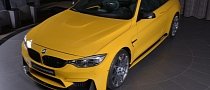Speed Yellow BMW M4 Competition Pack Has Carbon Kit in Abu Dhabi