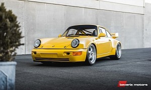Speed Yellow Porsche 964 Carrera 3.8 RSR “Le Mans Pack” Looks Properly Fast