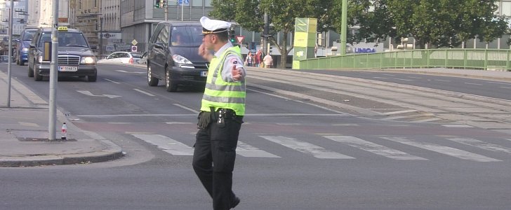 Policeman in Vienna, Austria