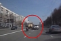Speeding Rider Crashes into SUV Cutting All the Lanes at Once