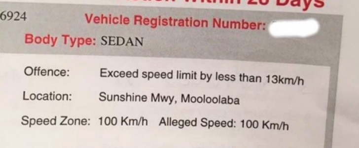 Sunshine Coast man fined for travelling at speed limit