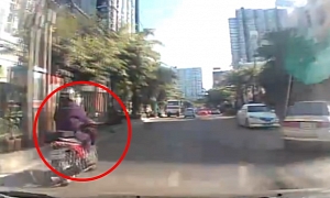Speeding, Unlucky Thai Rider Involved in Nasty Crash
