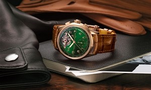 Spend $52k to Become a Rare Red Gold and Green Breitling Tourbillon Timekeeper