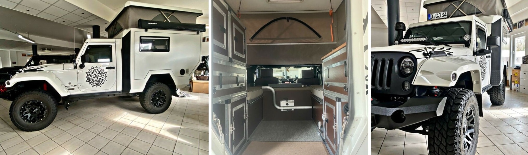 Spend the Summer and Every Other Season With This Custom Jeep Wrangler  Camper - autoevolution