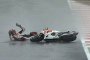 Spies, Lorenzo, Simoncelli Crash Out of Silverstone