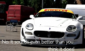Spine-Tingling V8 Bellow from the Maserati GranSport Trofeo