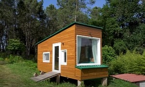 Spiral Is a Cozy Tiny Home Snuggled Amongst Lush Greenery in Spain