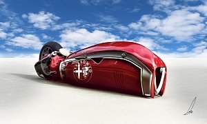 Spirito, the Insane Alfa Romeo Tribute Bike by Mehmet Doruk Erdem