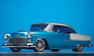 Splendid 1955 Chevrolet Bel Air Should Be Crowned the Beauty Queen of All American Customs