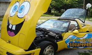 SpongeBob Corvette Is Awesomely Square