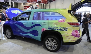 SpongeBob Toyota Highlander Fish Tank Edition Is at 2013 SEMA