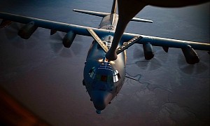 Spooky Gunship Caught Refueling Mid-Air, Scary Bird Is Known to Do That