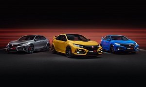 Sport Line, Limited Edition Added to Honda Civic Type R Lineup