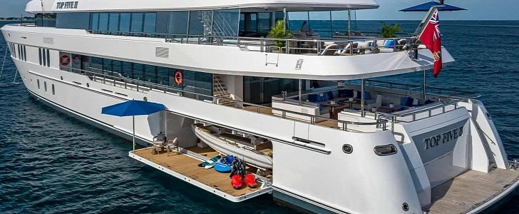 Top Five II is one of the latest superyachts to join the luxury charter market
