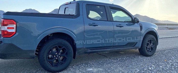 Spotted 2022 Ford Maverick First Edition caught in the metal by Maverick Truck Club
