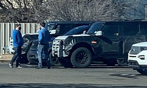 Spotted Ford Bronco Warthogs Make Both Humans and Explorer ST Look Puny Indeed