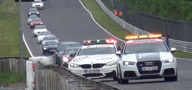 43 BMW M cars on the Nurburgring