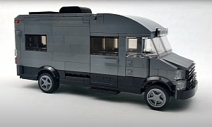 Sprinter-Inspired LEGO Camper Van Is a Luxurious Home on Wheels for Your Minifigures