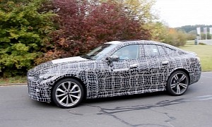 Spy Photos: 2022 BMW i4 M Performance Looks Like an Electric 4 Series Gran Coupe