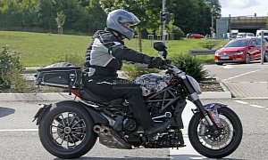 Spyshots of the Belt-Driven Ducati Diavel Show a Much Different Beast