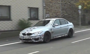 Spy Video: 2014 F80 BMW M3 Sedan