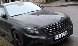 Spy Video: 2014 Mercedes S-Class With Minimal Camo