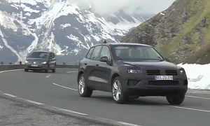 Spy Video: 2014 Volkswagen Touareg Facelift Spied While Testing