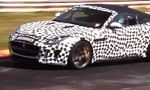 Spy Video: Jaguar F-Type V8 S Coupe at the Nurburgring