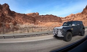 Spy Video Shows 2022 Ford Bronco Warthog Prototype With Twin-Turbo V6 Soundtrack