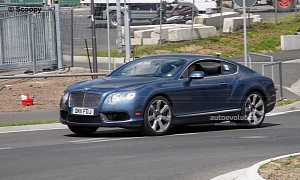 Spyshots: 2012 Bentley Continental GT Speed Facelift