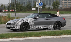 Spyshots: 2012 BMW M6 Cabrio with Less Camouflage