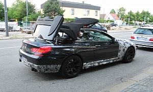 Spyshots: 2012 BMW M6 Convertible Spotted Again, Interior Revealed