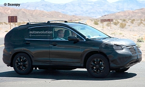 Spyshots: 2012 Honda CR-V in Death Valley