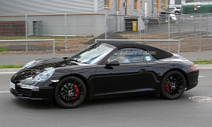 Spyshots: 2012 Porsche 911 Becomes a Cabriolet