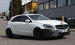 Spyshots: 2013 Mercedes A25 AMG with Over 320 HP