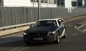 Spyshots: 2013 Mercedes-Benz SL in White