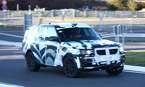 Spyshots: 2013 Range Rover on the Nurburgring
