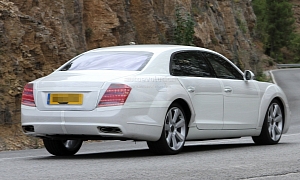 Spyshots: 2014 Bentley Continental Flying Spur Facelift  Disguised as S-Class