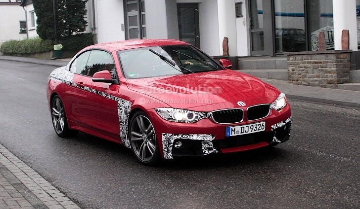 2014 BMW 4 Series Convertible M Sport spied