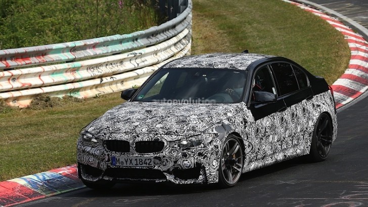 2014 F80 BMW M3 on the Nurburgring: spyshots