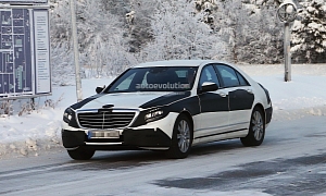 Spyshots: 2014 Mercedes S-Class Still Winter Testing