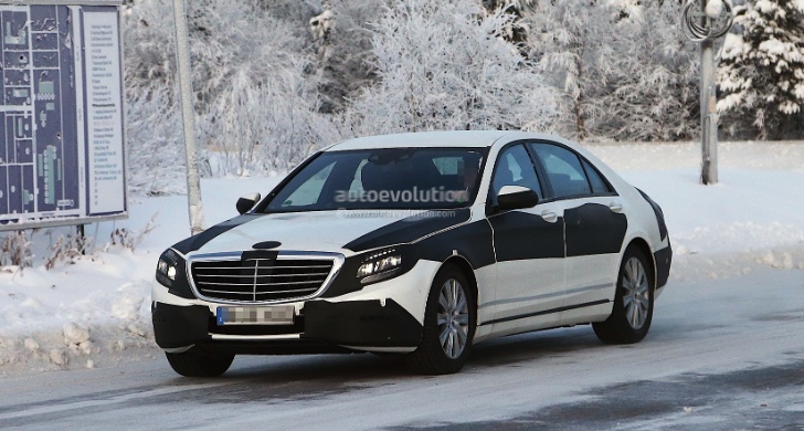 Spyshots: 2014 Mercedes S-Class winter testing