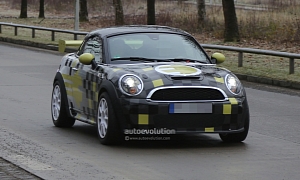 Spyshots: 2014 MINI E Race Coupe Shows Up for Tests