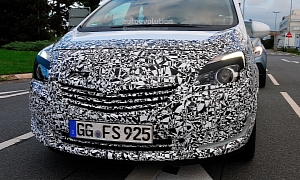 Spyshots: 2014 Opel / Vauxhall Meriva Facelift