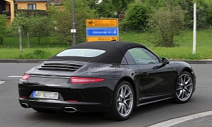 Spyshots: 2014 Porsche 911 Targa
