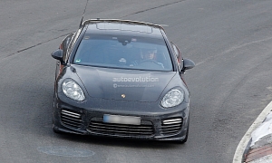 Spyshots: 2014 Porsche Panamera Undisguised at Nurburgring